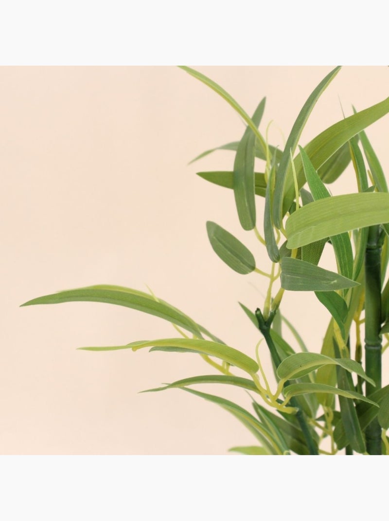 Plante artificielle bambou pot céramique - AFIBEL Noir - Kiabi