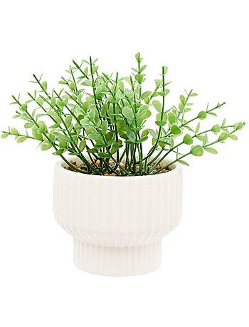 Plante artificielle en pot dolomite NIPPO