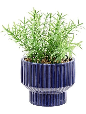 Plante artificielle en pot dolomite NIPPO
