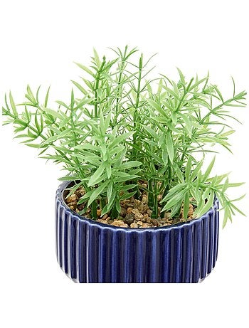 Plante artificielle en pot dolomite NIPPO