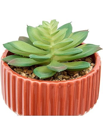 Plante artificielle en pot dolomite NIPPO