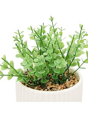 Plante artificielle en pot dolomite NIPPO