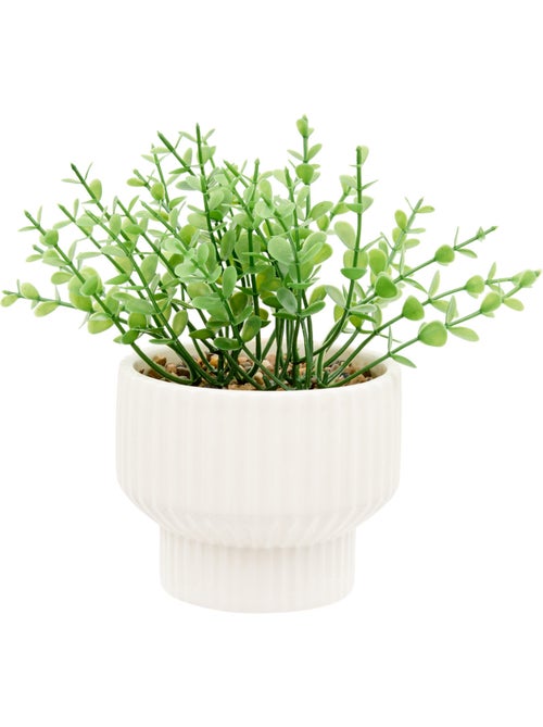 Plante artificielle en pot dolomite NIPPO - Kiabi