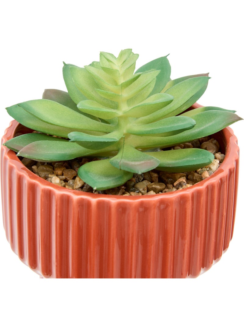 Plante artificielle en pot dolomite NIPPO Bleu - Kiabi