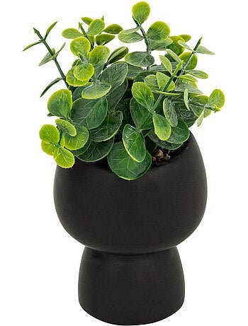 Plante artificielle en pot en céramique