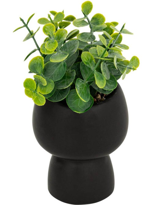 Plante artificielle en pot en céramique - Kiabi