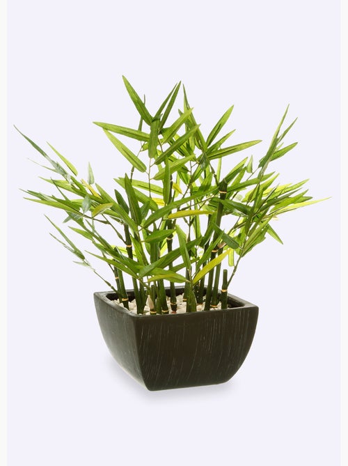 Plante artificielle en pot type bambou - Atmosphera - Kiabi