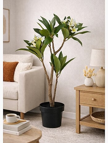 Plante artificielle frangipanier clair - Afibel