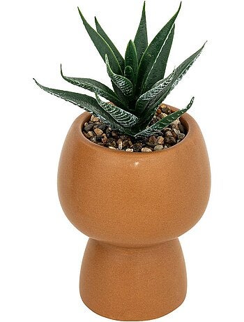 Plante artificielle en pot en céramique