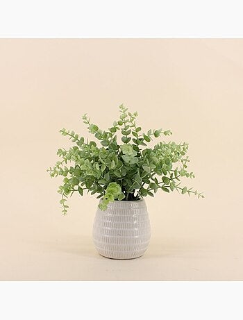 Plante artificielle pot céramique 26cm