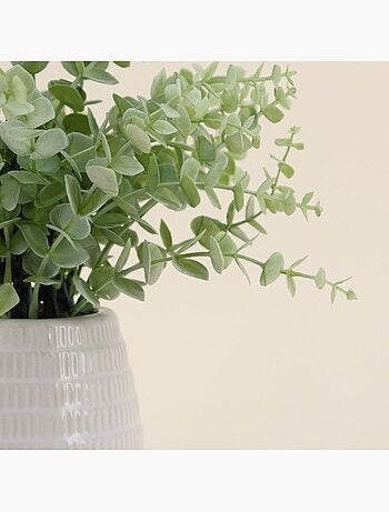 Plante artificielle pot céramique 26cm