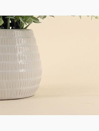 Plante artificielle pot céramique 26cm