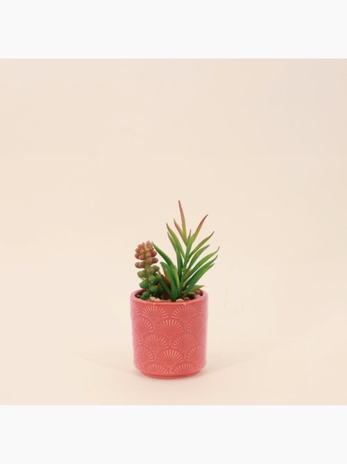 Plante artificielle pot céramique émaillée - Kiabi Plante artificielle pot céramique émaillée - Kiabi