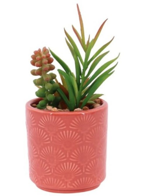 Plante artificielle pot céramique émaillée - Kiabi Plante artificielle pot céramique émaillée - Kiabi
