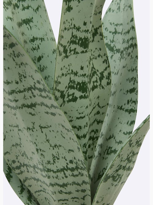 Plante artificielle, pot céramique rayée - Atmosphera - Kiabi Plante artificielle, pot céramique rayée - Atmosphera - Kiabi