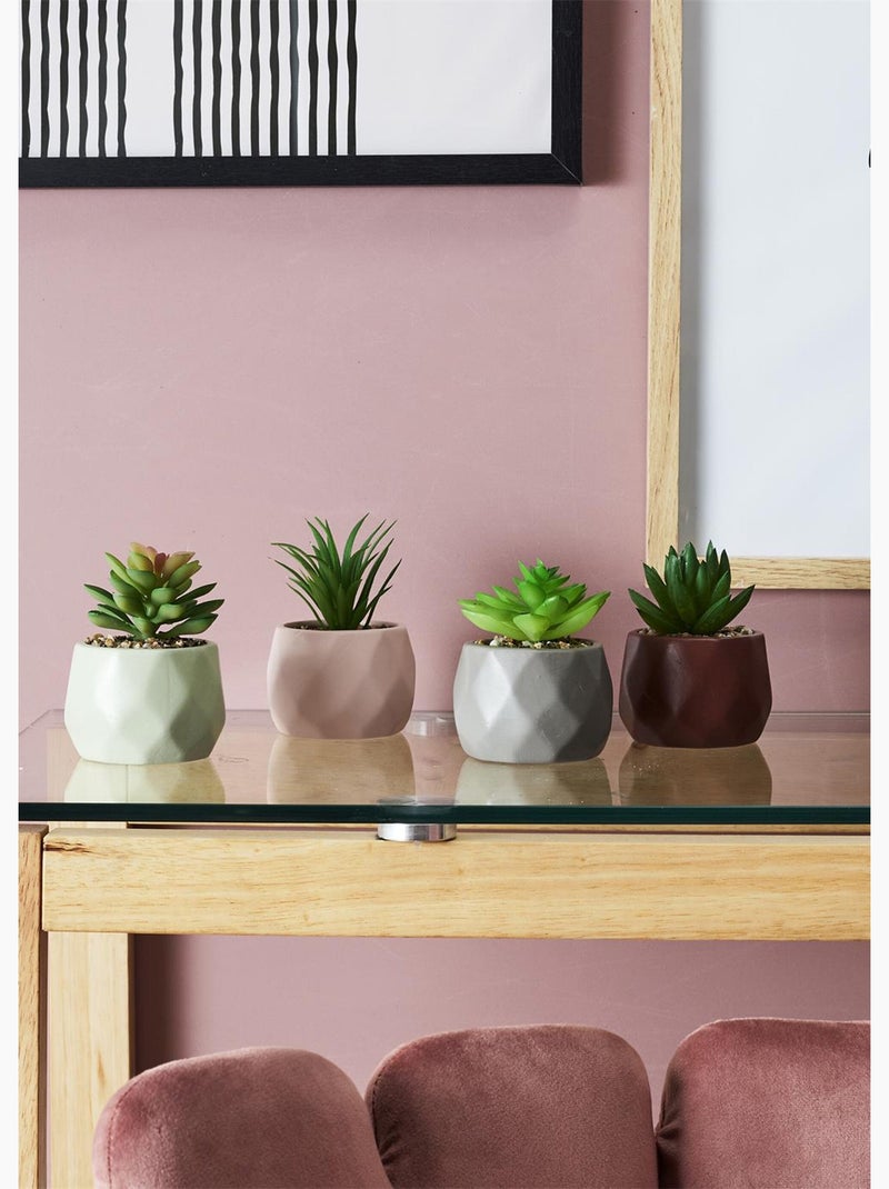 Plante artificielle + pot origami - AFIBEL Rouge - Kiabi