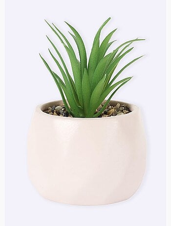 Plante artificielle + pot origami