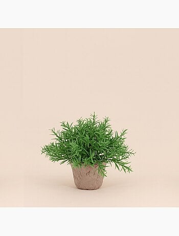 Plante artificielle pot papier maché