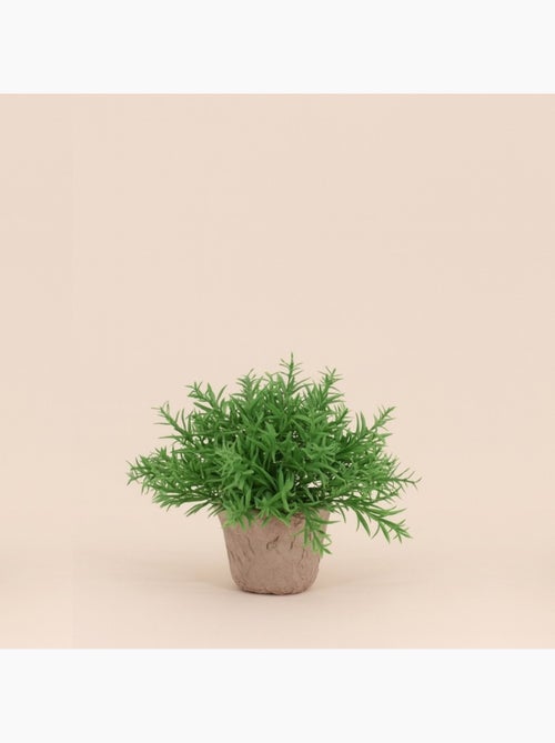 Plante artificielle pot papier maché - Kiabi