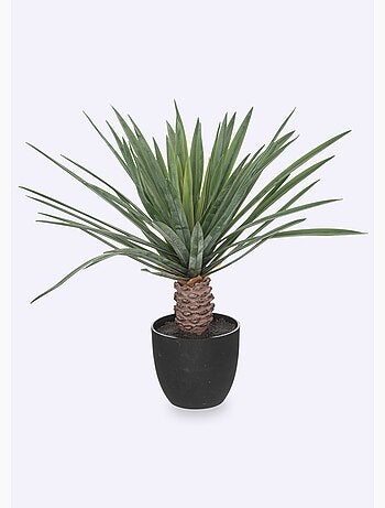 Plante artificielle style palmier + pot - Atmosphera