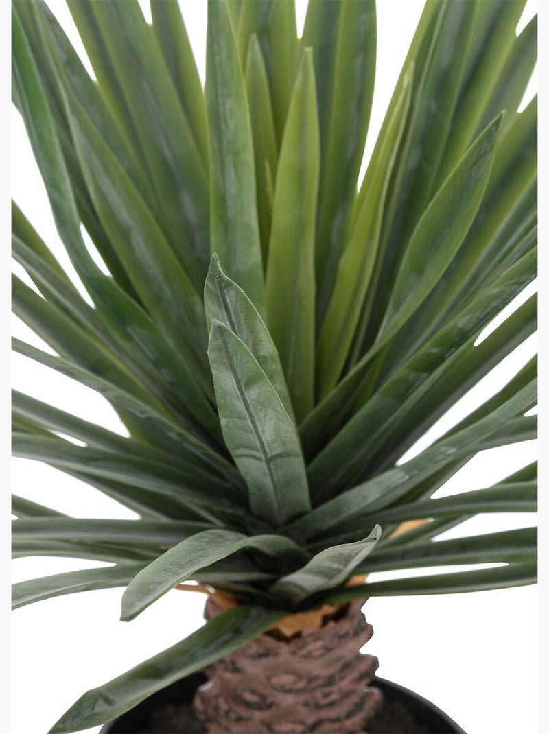 Plante artificielle style palmier + pot - Atmosphera Vert - Kiabi