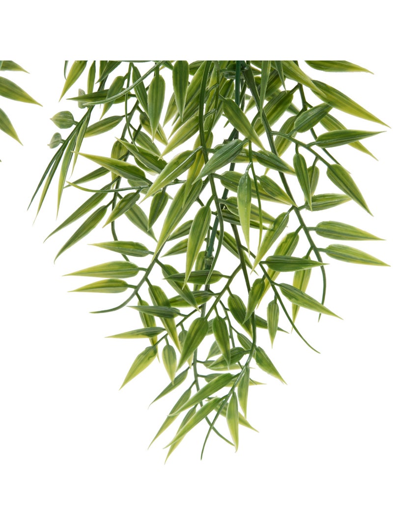 Plante artificielle suspendue avec cintre en chanvre Vert - Kiabi