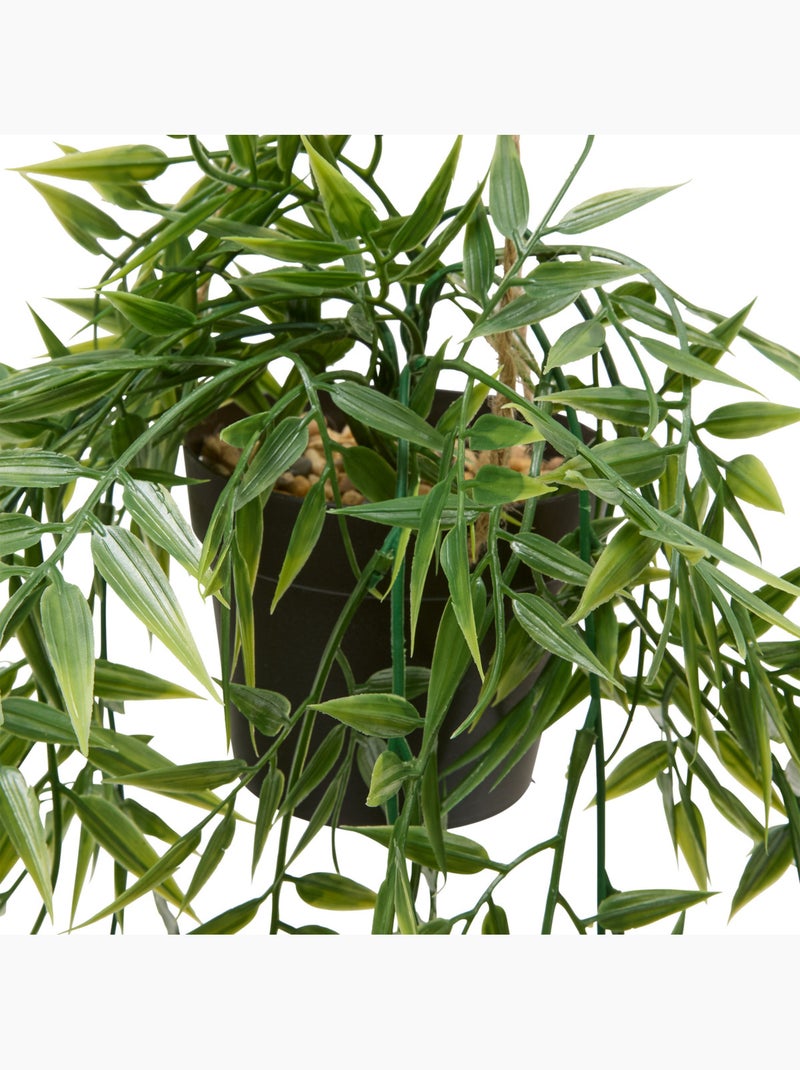 Plante artificielle suspendue avec cintre en chanvre Vert - Kiabi