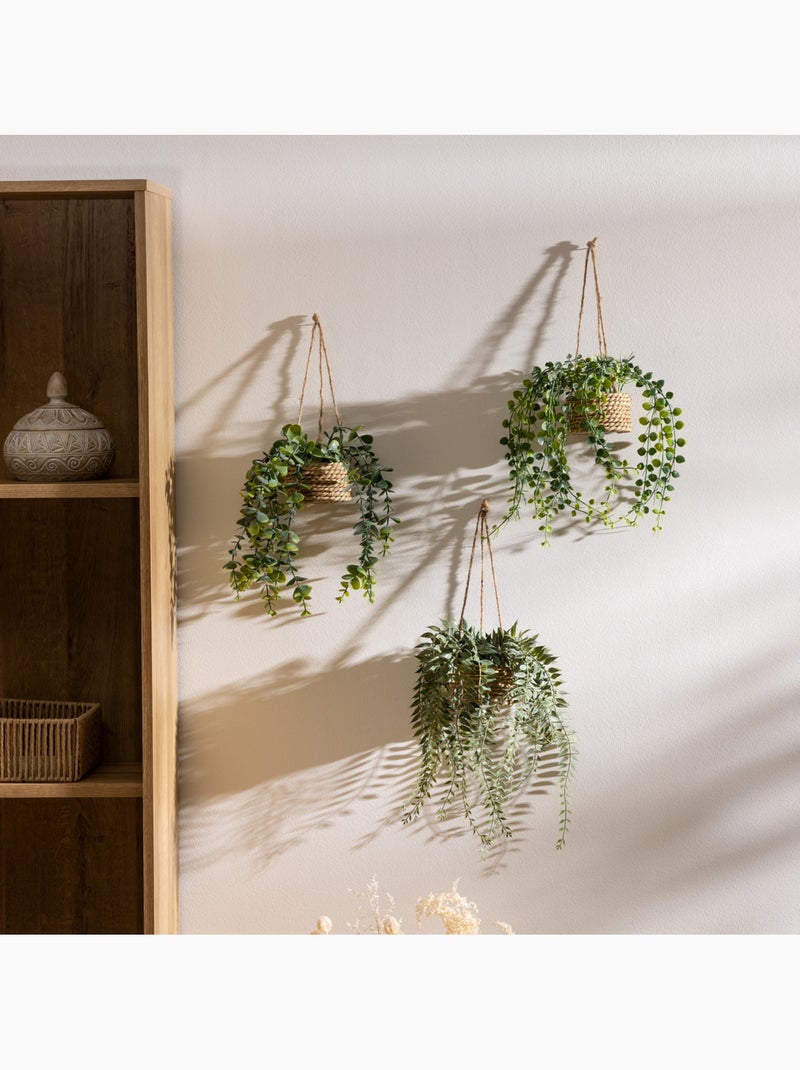 Plante artificielle suspendue PATRI Blanc - Kiabi