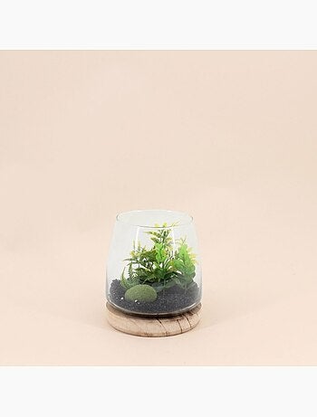 Plante artificielle terrarium 16x13,5cm