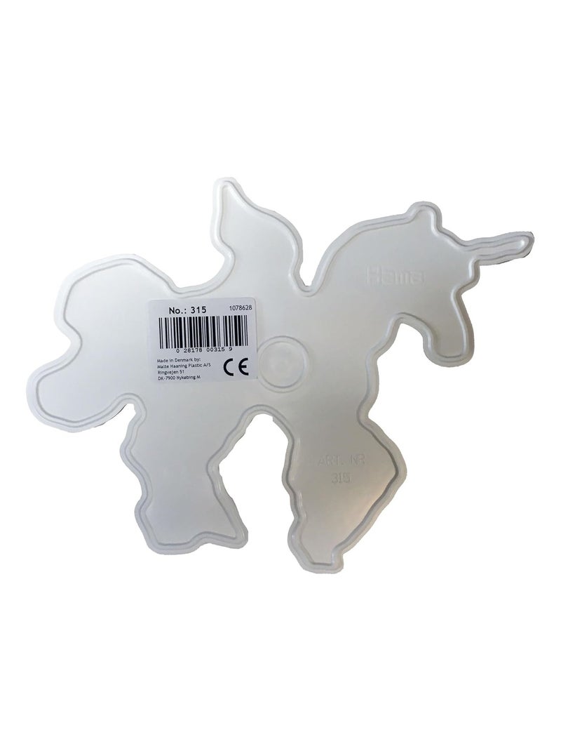 Plaque - "Licorne" Multicolore - Kiabi