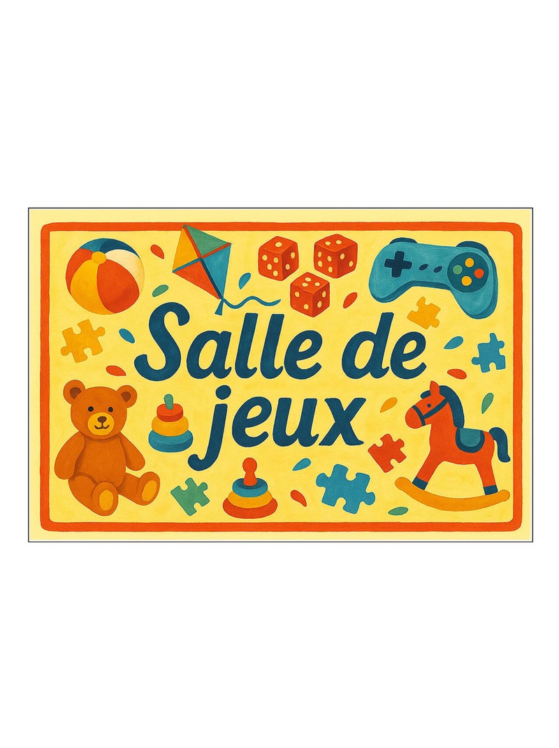 Plaque De Porte Métal "Chambre De Maman" - 27 X 19 Cm - Angles Arrondis - Neuf