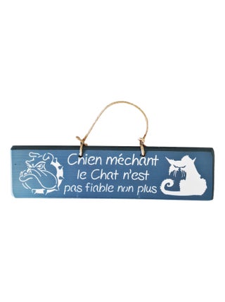 Plaque décorative en bois