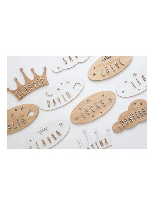 Plaque décorative personnalisable Etoiles - Kiabi