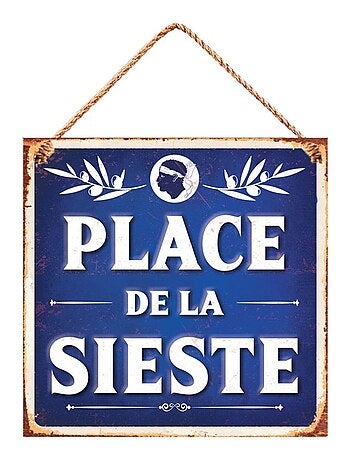 Plaque métallique Corse 20 cm
