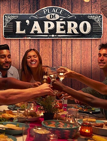 Plaque métallique décorative 90 cm