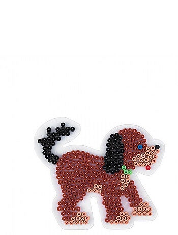 Plaque pour perles à repasser - chien - 311 picots