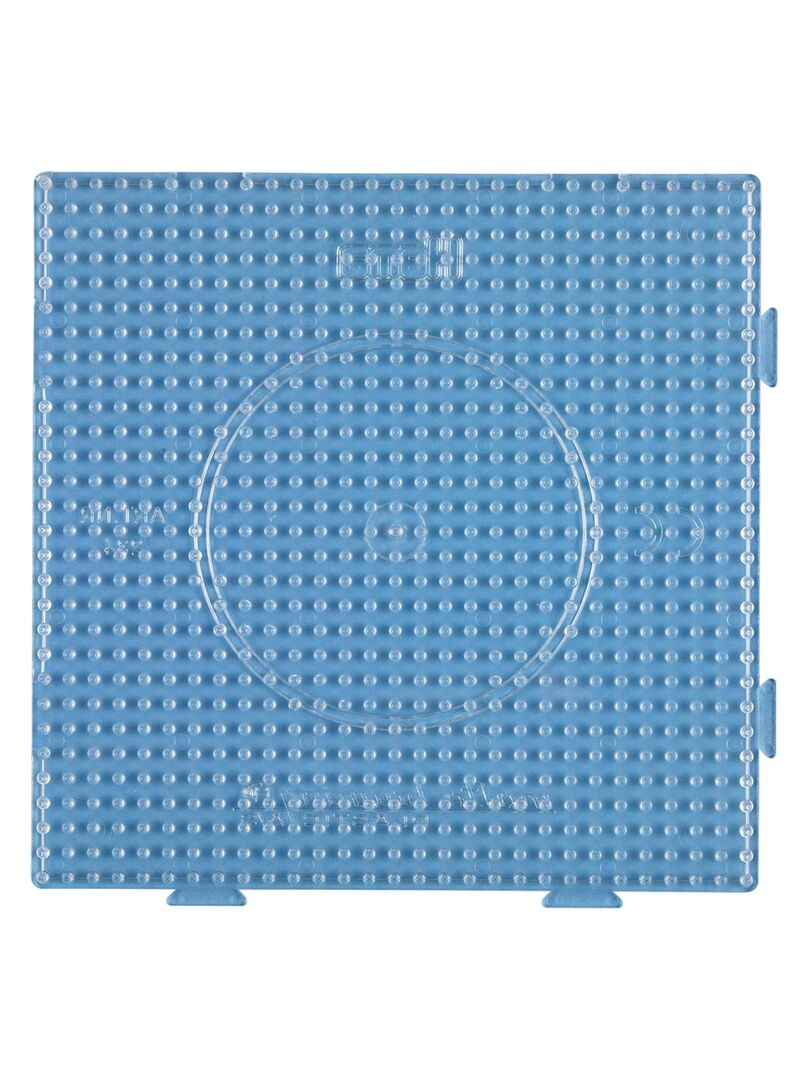 Plaque pour perles à repasser - grande carrée transparente - N/A - Kiabi -  5.69€