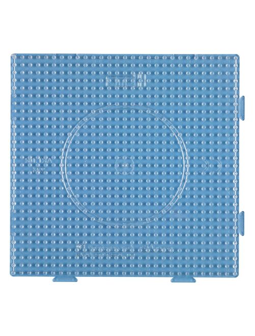 Plaque pour perles à repasser - grande carrée transparente - Kiabi
