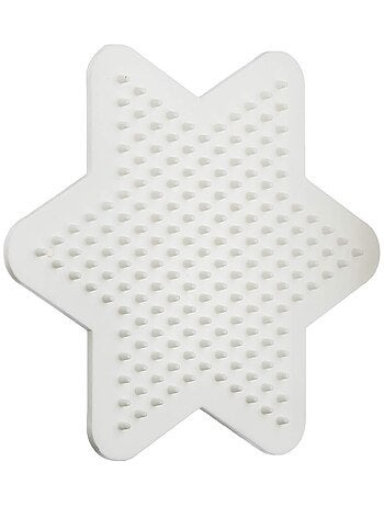 Plaque pour perles à repasser - Petite étoile 181 picots