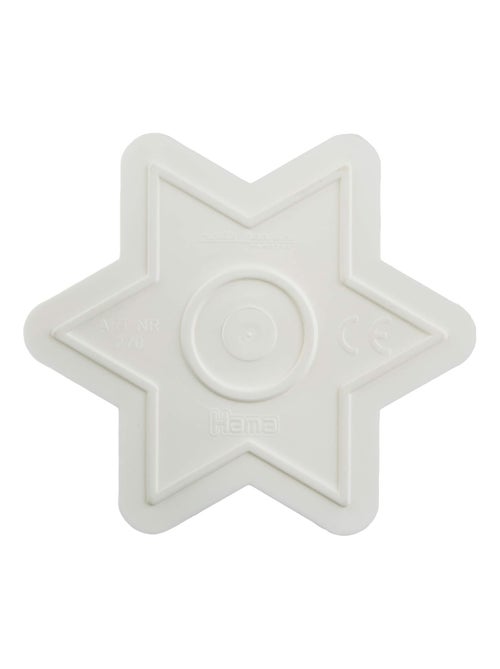 Plaque pour perles à repasser - Petite étoile 181 picots - Kiabi