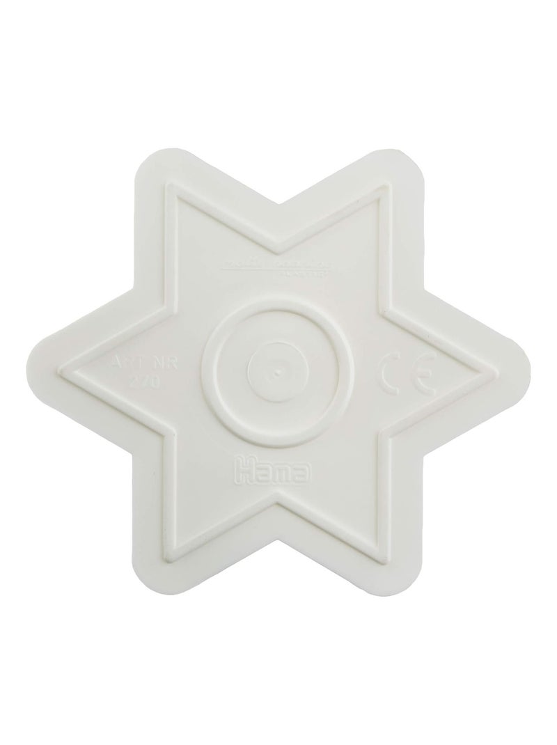 Plaque pour perles à repasser - Petite étoile 181 picots N/A - Kiabi