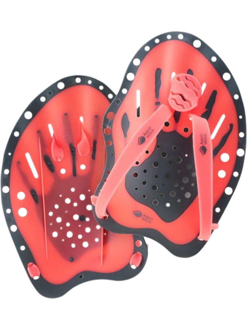 Plaquettes de natation shpoon - aquawave Rouge - Kiabi