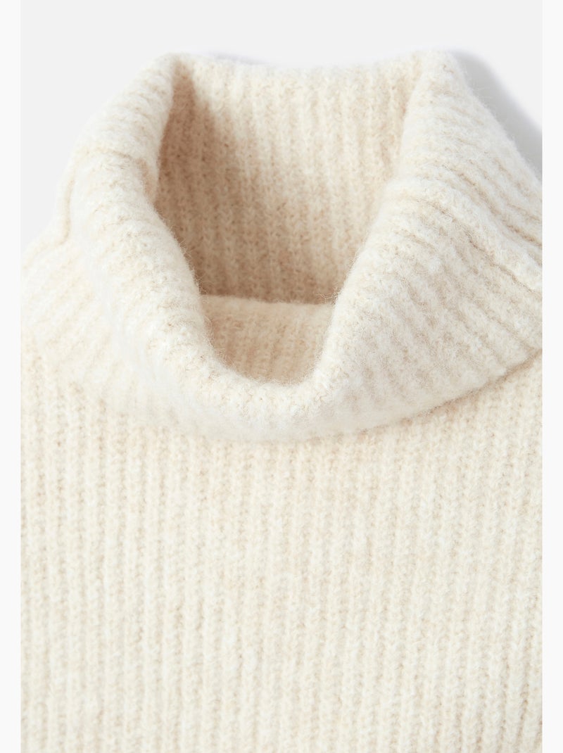 Plastron col montant roulé - Damart Marron - Kiabi