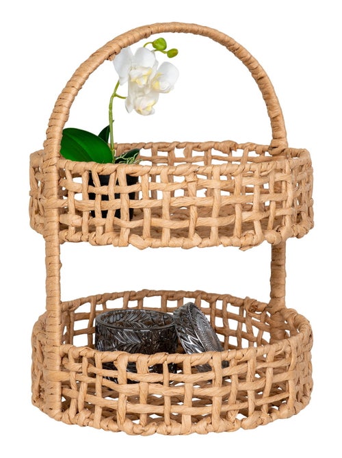 Plateau Anadia - Plateau, papier, naturel, ø29x39 cm - Kiabi