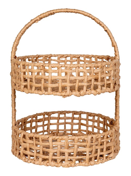 Plateau Anadia - Plateau, papier, naturel, ø29x39 cm - Kiabi