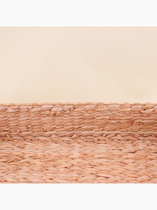 Plateau avec poignées en fibres naturelles 50x35cm - Kiabi Plateau avec poignées en fibres naturelles 50x35cm - Kiabi
