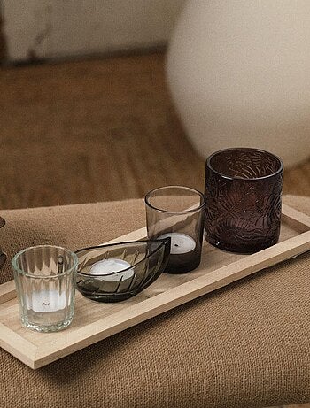 Plateau bougeoir rectangulaire INDIES