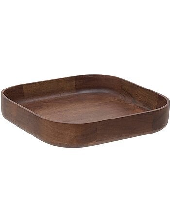 Plateau carré en acacia homy
