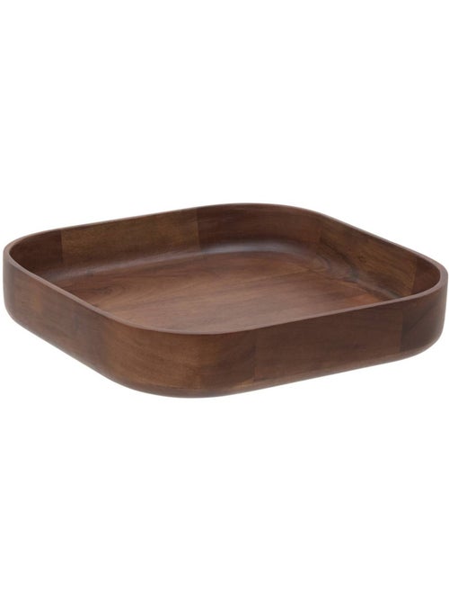 Plateau carré en acacia homy - Kiabi