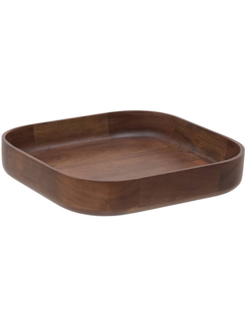 Plateau carré en acacia homy Marron - Kiabi